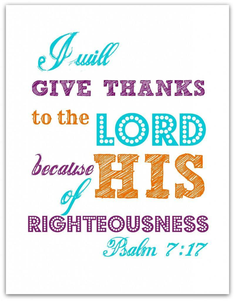 Thanksgiving Quotes Bible
 Free Printables Thanksgiving Scriptures & Bible Verses