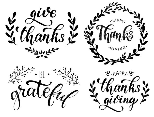 Thanksgiving Quotes Calligraphy
 Calligraphy