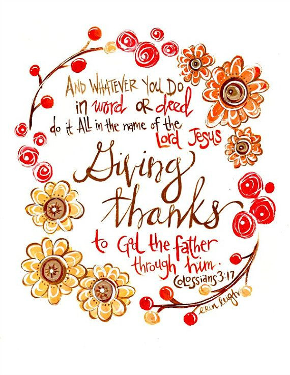 Thanksgiving Quotes Christian
 Giving Thanks on a day of Thanksgiving • StampinBuds
