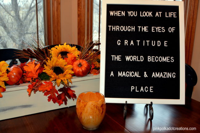 Thanksgiving Quotes For Letterboard
 Gratitude Letter Board Love Pink Polka Dot Creations