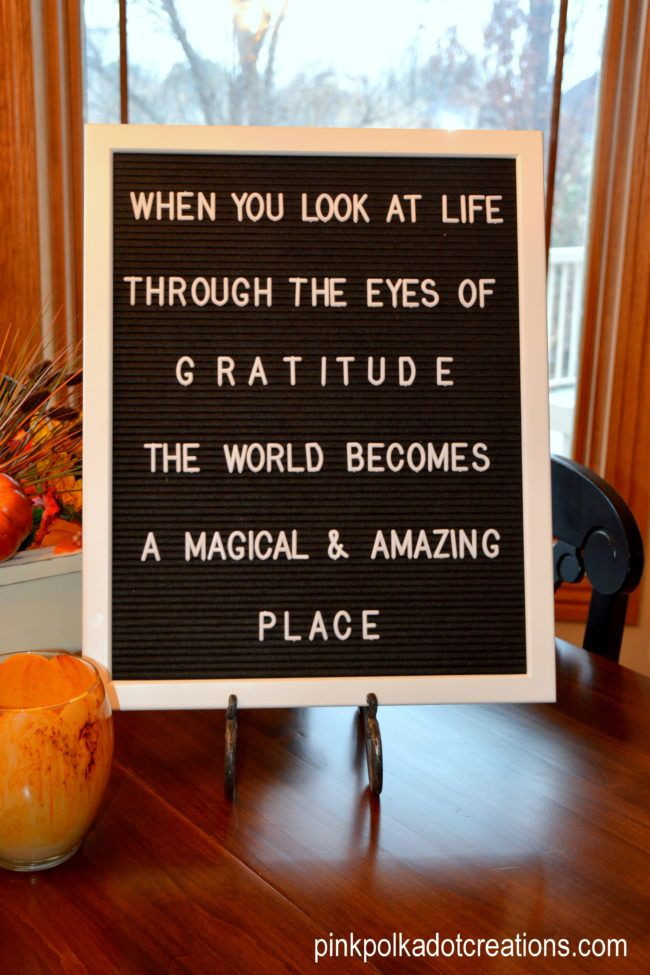 Thanksgiving Quotes For Letterboard
 Gratitude Letter Board Love