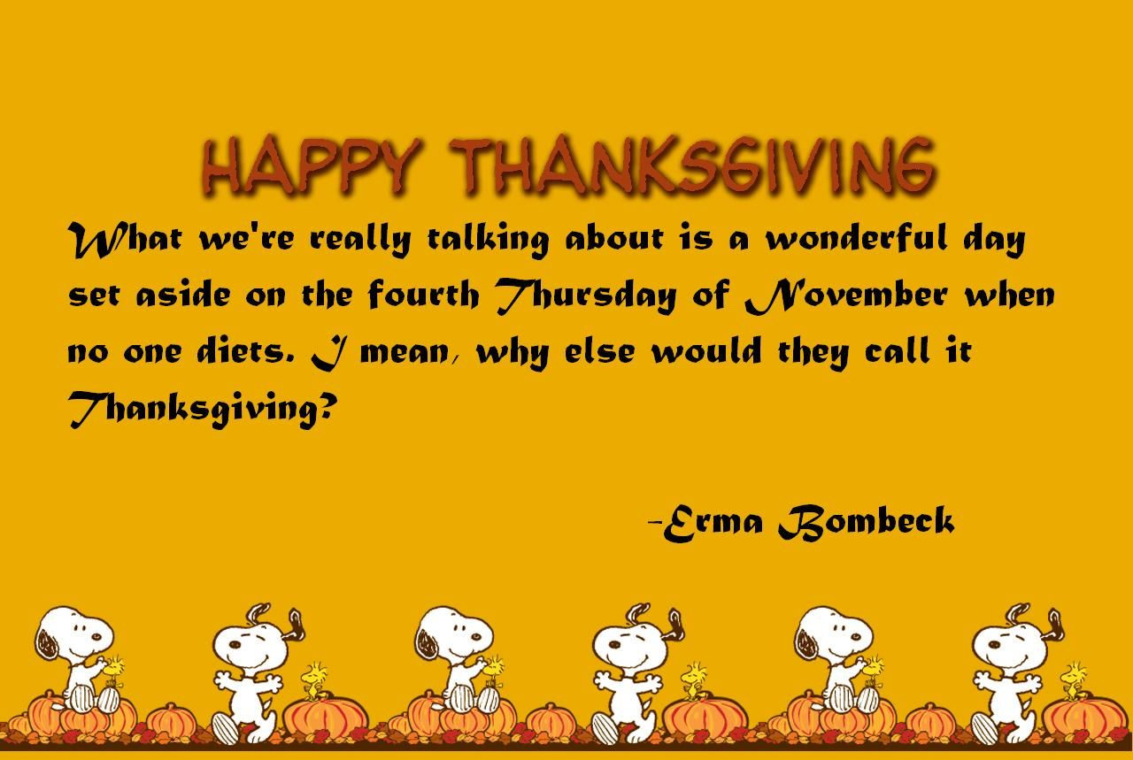 Thanksgiving Quotes Peanuts
 Snoopy Thanksgiving Quote s and for