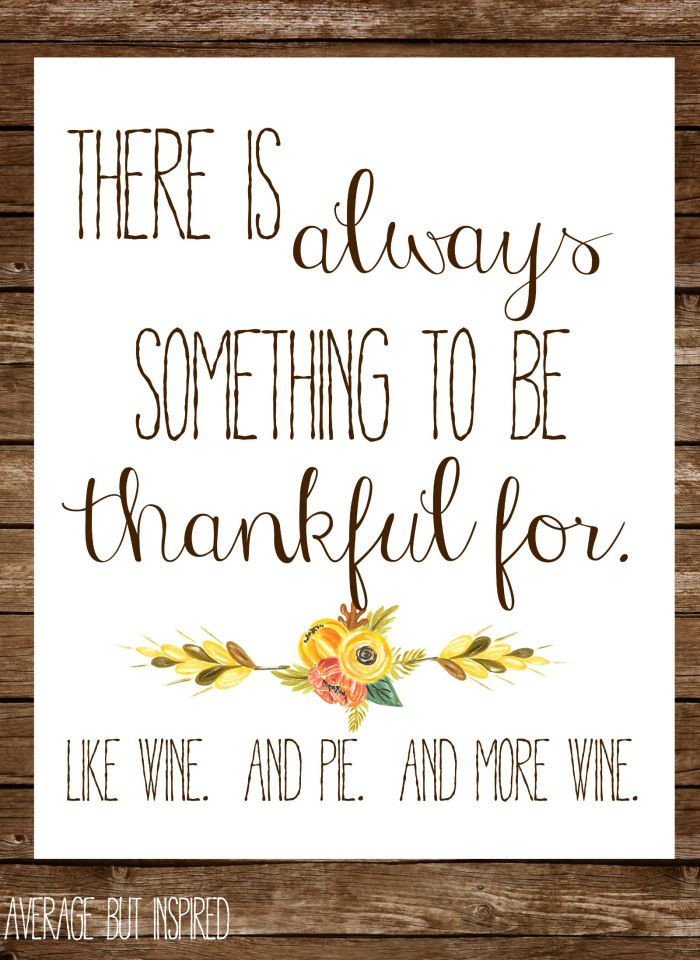 Thanksgiving Quotes Simple
 Funny Thanksgiving Printable