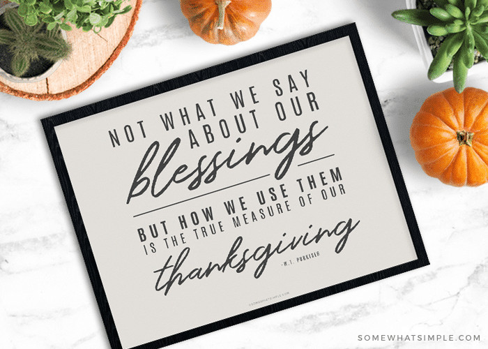 Thanksgiving Quotes Simple
 Thanksgiving Quote Free Printable