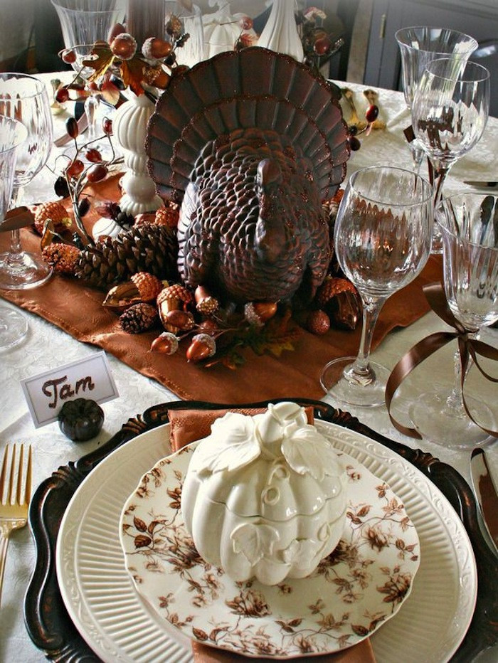 Thanksgiving Table Decorations Pinterest
 20 Thanksgiving Dining Table Setting Ideas