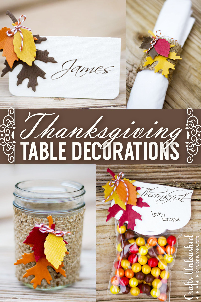 Thanksgiving Table Favors
 Thanksgiving Table Decor Easy & Festive Crafts Unleashed