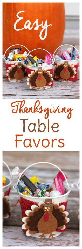 Thanksgiving Table Favors
 Edible Thanksgiving Table Favors to Make with Kids