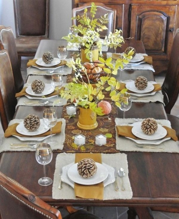 Thanksgiving Table Settings
 30 Thanksgiving Table Setting Ideas For A Festive Décor