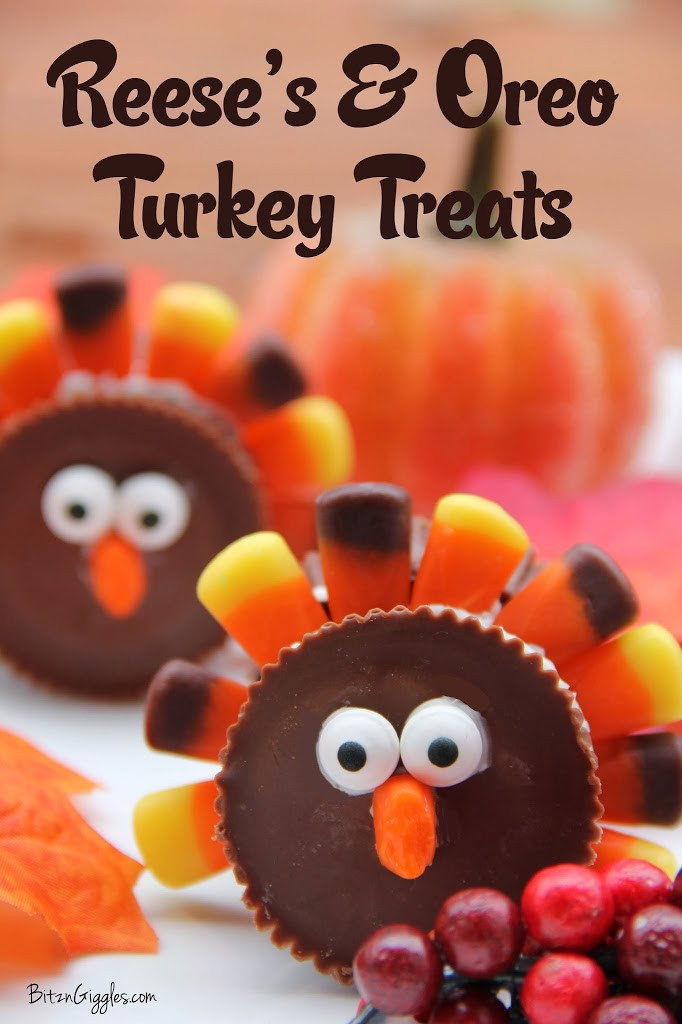 Thanksgiving Turkey Desserts
 Reese s & Oreo Turkey Treats