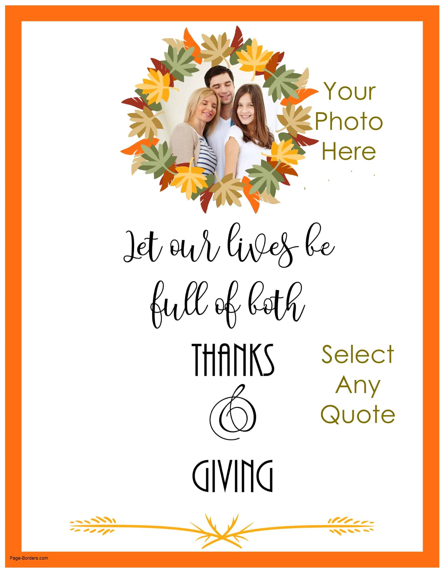 Thanksgiving Wall Art
 Free Printable Thanksgiving Quotes