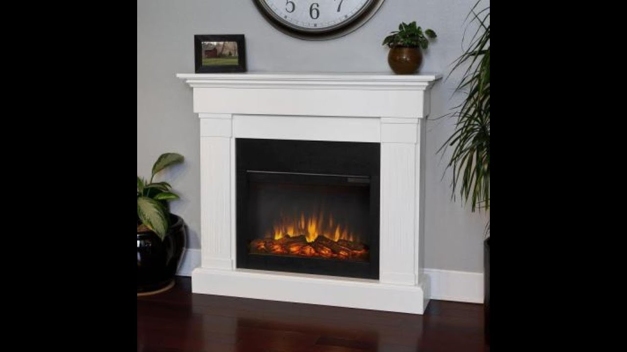 Thin Electric Fireplace
 Review Real Flame Crawford Electric Slim Line Fireplace