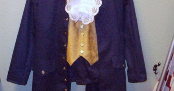 Thomas Jefferson Costume DIY
 Thomas Jefferson Costume made by Marianne Salt