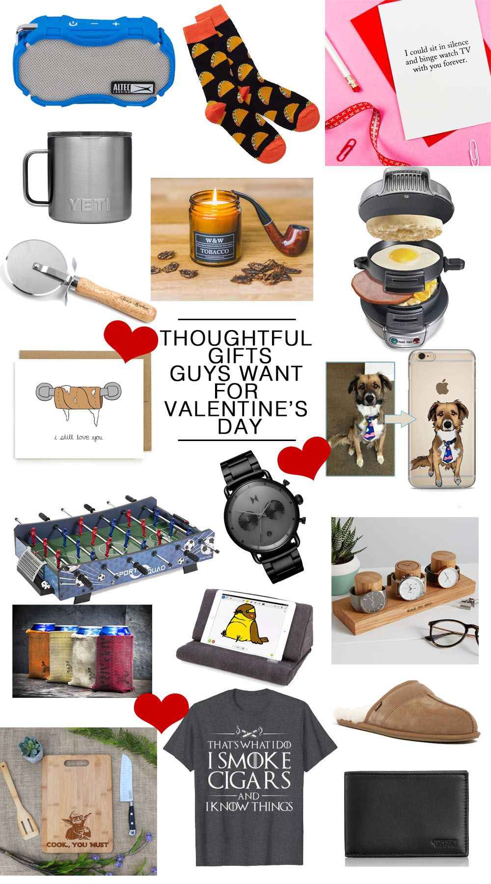 Thoughtful Valentine Gift Ideas
 Valentine’s Day Gifts for Guys