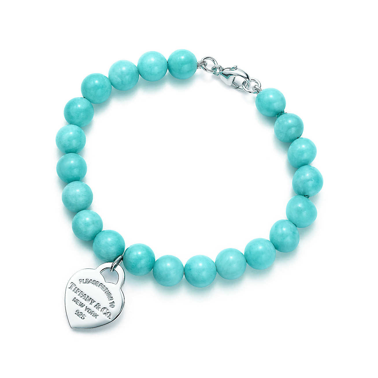 Tiffany Bead Bracelet
 Return to Tiffany™ small heart tag in silver on an
