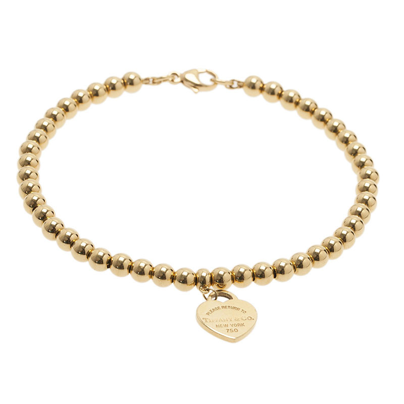 Tiffany Bead Bracelet
 Buy Tiffany & Co Return To Tiffany Mini Heart Tag 1Yellow