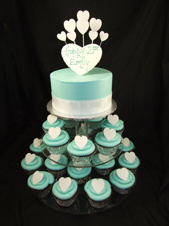 Tiffany Birthday Cake
 Diamonds are a Girl’s Best Friend Incorporating Tiffany