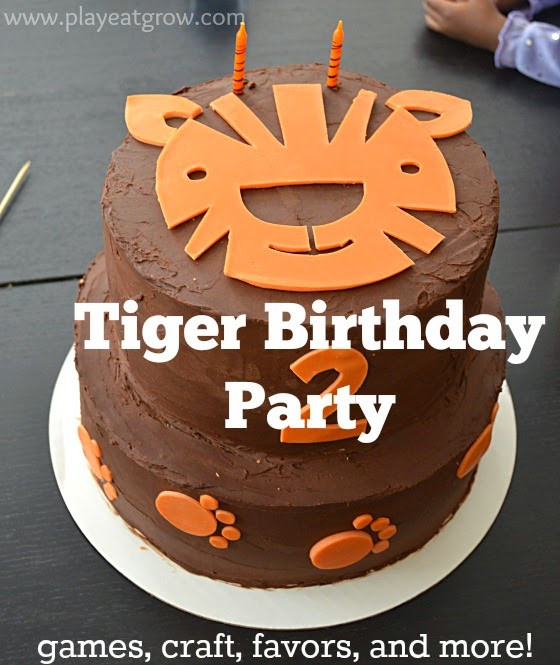 Tiger Birthday Party
 Tiger Birthday Party Play Eat Grow