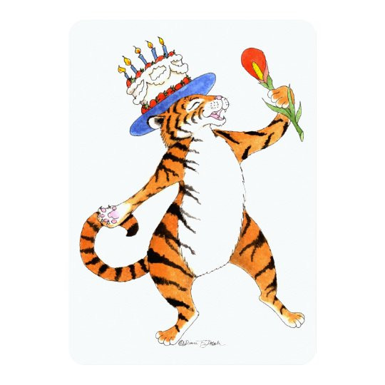 Tiger Birthday Party
 Singing Tiger Birthday Party Invitation