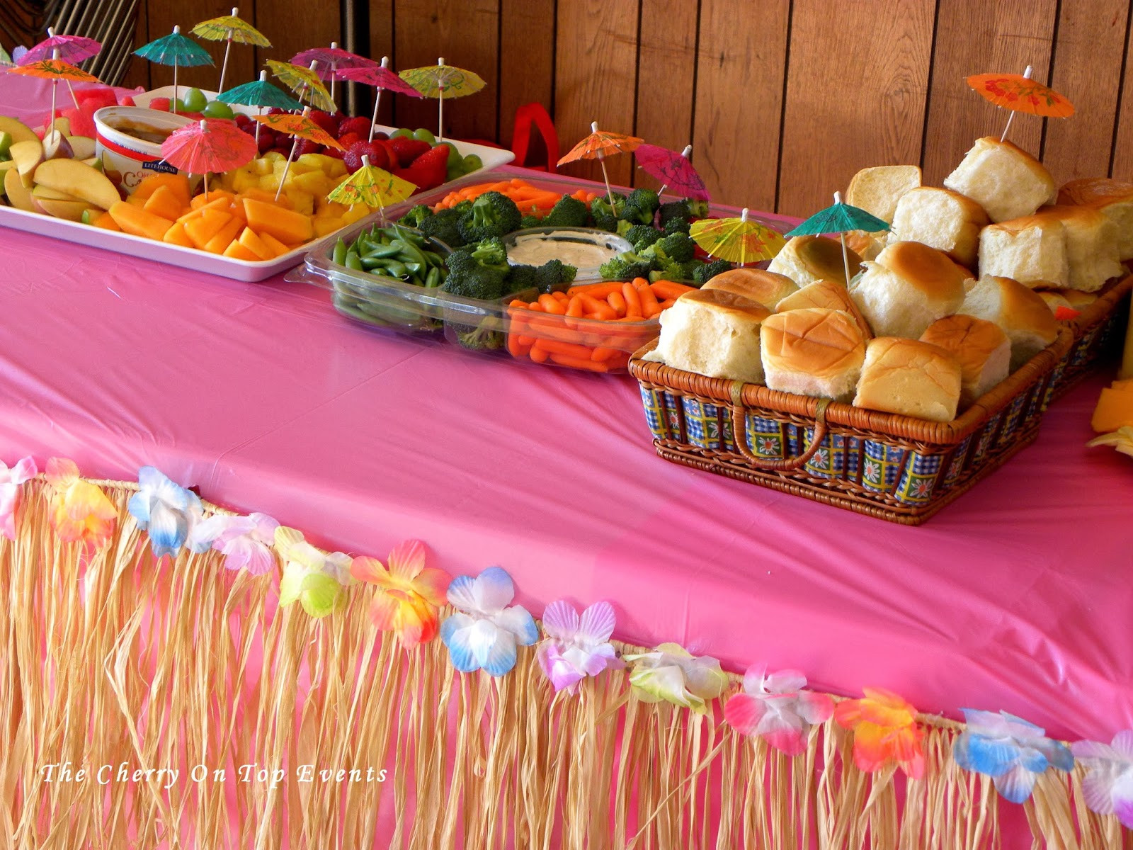 Tiki Party Food Ideas
 The Cherry Top Events Party Blog Luau Baby Shower