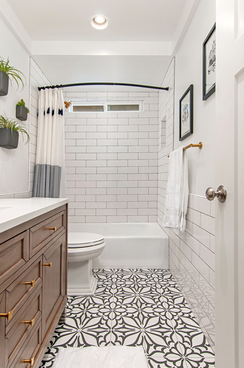 Tile Floors For Bathrooms
 Cement Tile & Patterned Tile Floors in the Bathroom