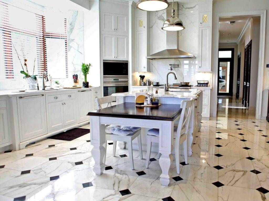 Tile In Kitchen Floor
 18 Beautiful Examples of Kitchen Floor Tile