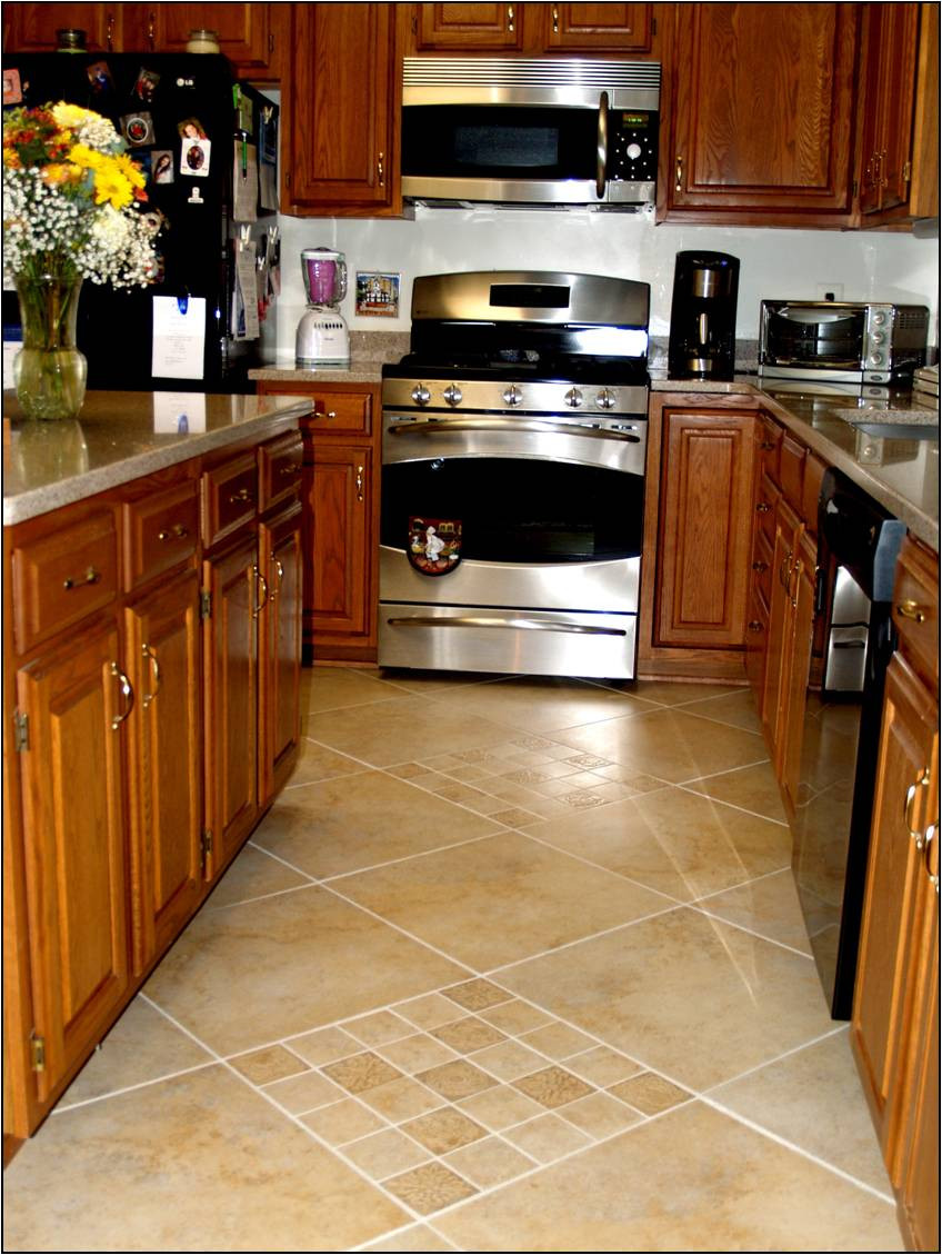 Tile In Kitchen Floor
 P S I love this Floored