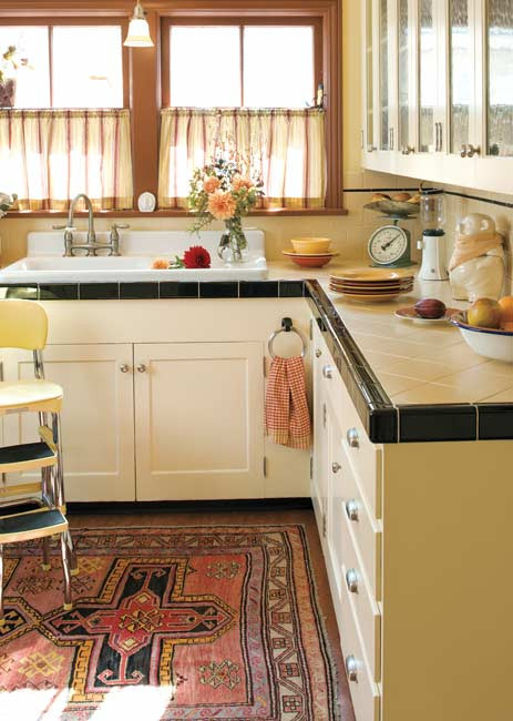 Tile Kitchen Countertops
 Today s Use of Tile in Classic Kitchens Old House line