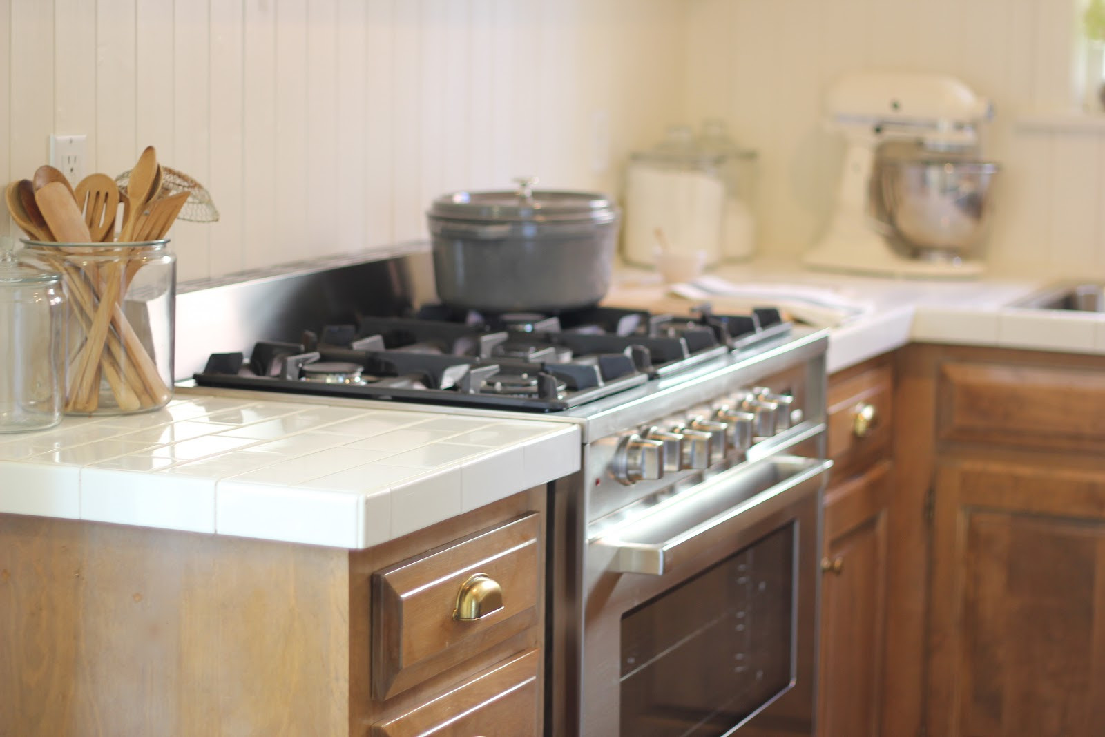 Tile Kitchen Countertops
 Jenny Steffens Hobick DIY Kitchen Remodel