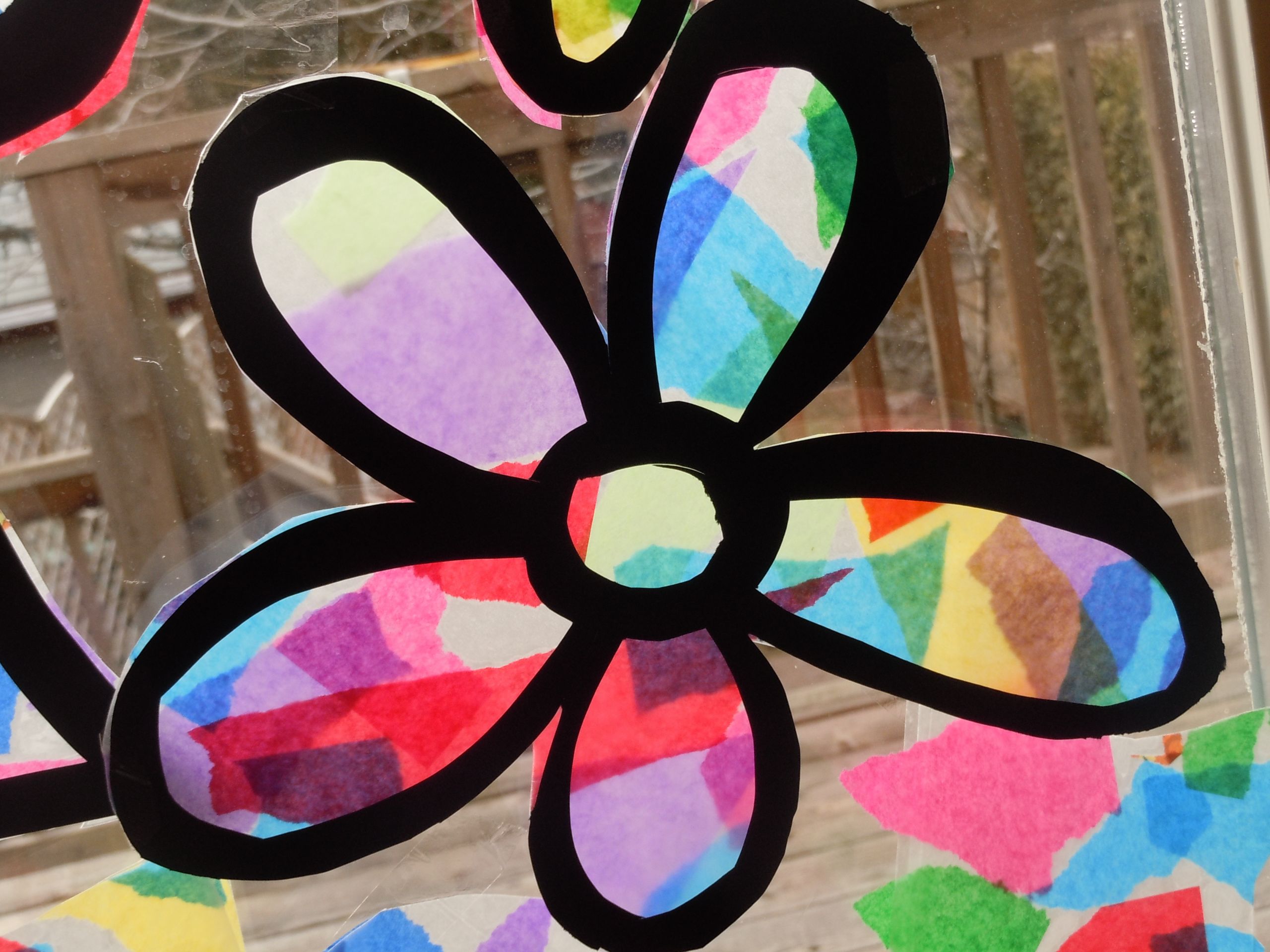 Tissue Paper Crafts For Kids
 Tissue Paper Stained Glass Craft