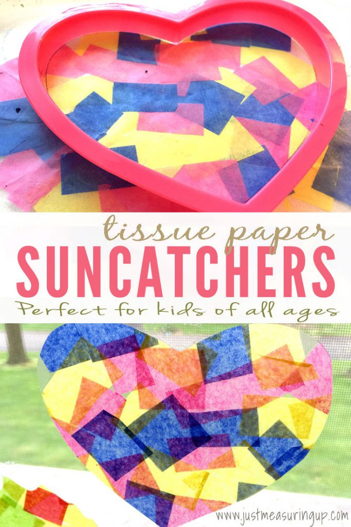 Tissue Paper Crafts For Kids
 How to Make Tissue Paper Suncatchers