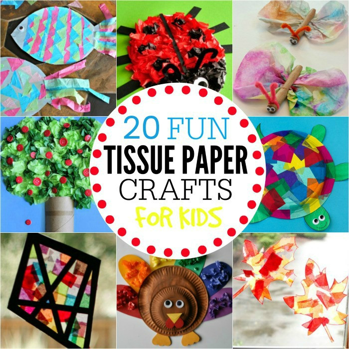 Tissue Paper Crafts For Kids
 Tissue Paper Crafts for Kids 20 fun tissue crafts that