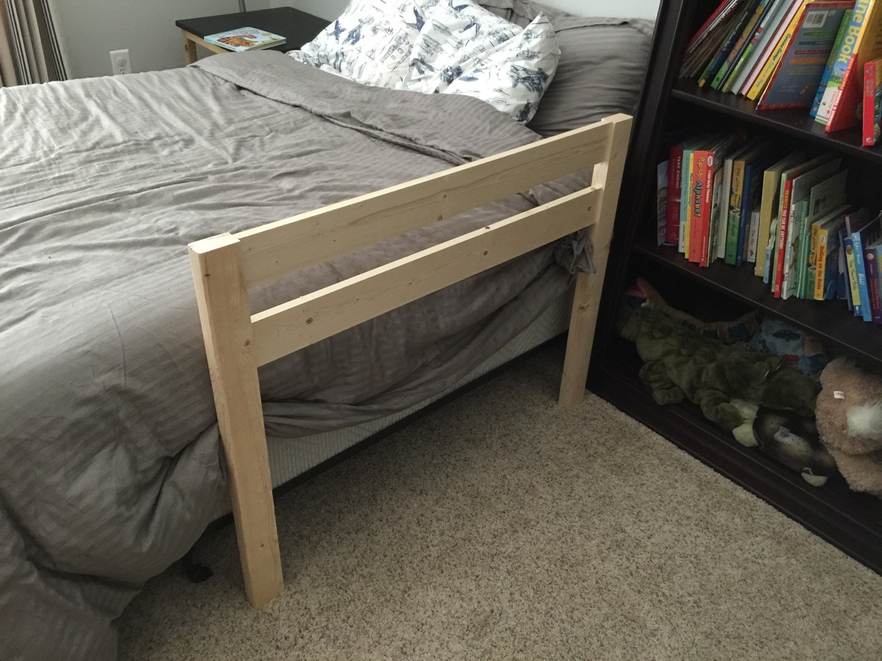 Toddler Bed Rail DIY
 DIY Toddler Bed Rail Free Plans