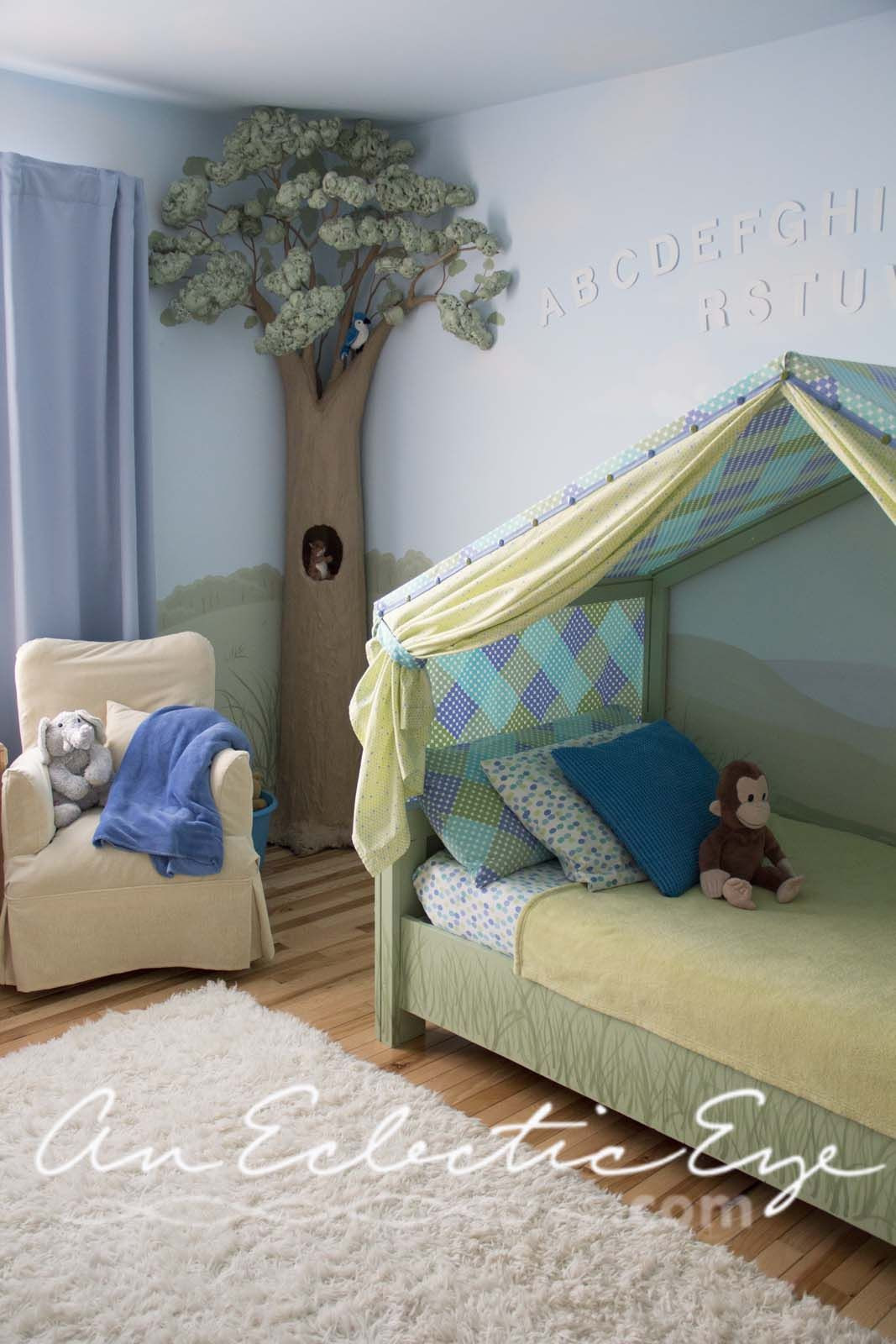 Toddler Bed Tent DIY
 DIY bed tent … … With images