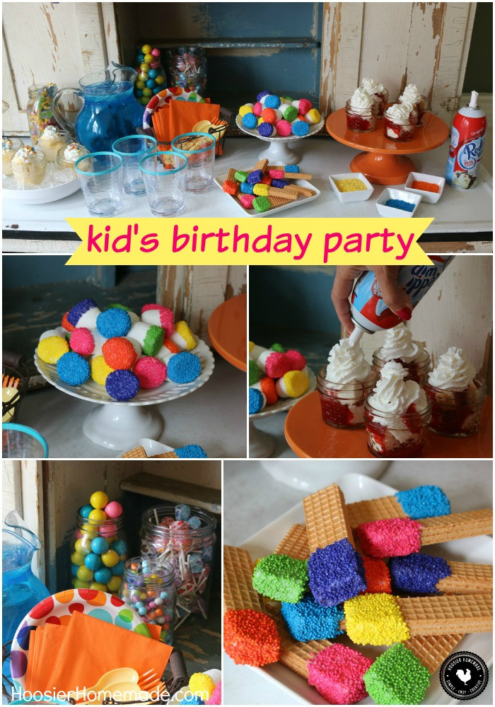 Toddler Birthday Party Ideas
 Easy Kid s Birthday Party Ideas Hoosier Homemade