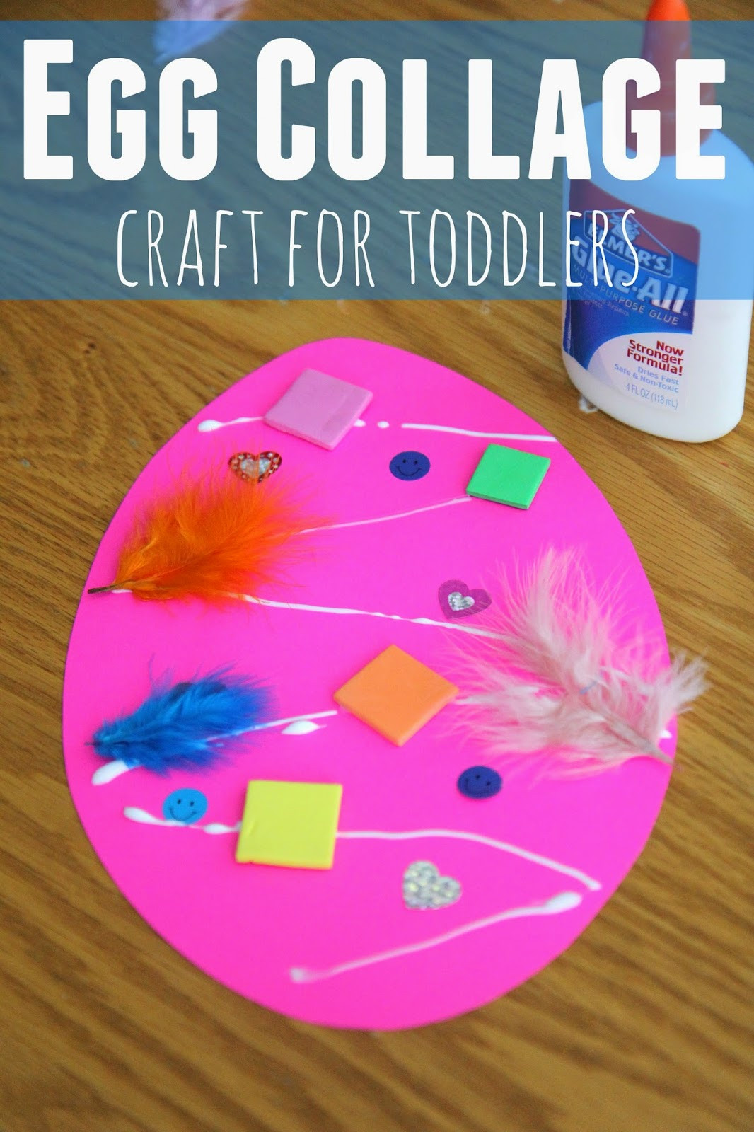 Toddler Craft Activities
 Toddler Approved Easter Egg Collage Craft for Toddlers