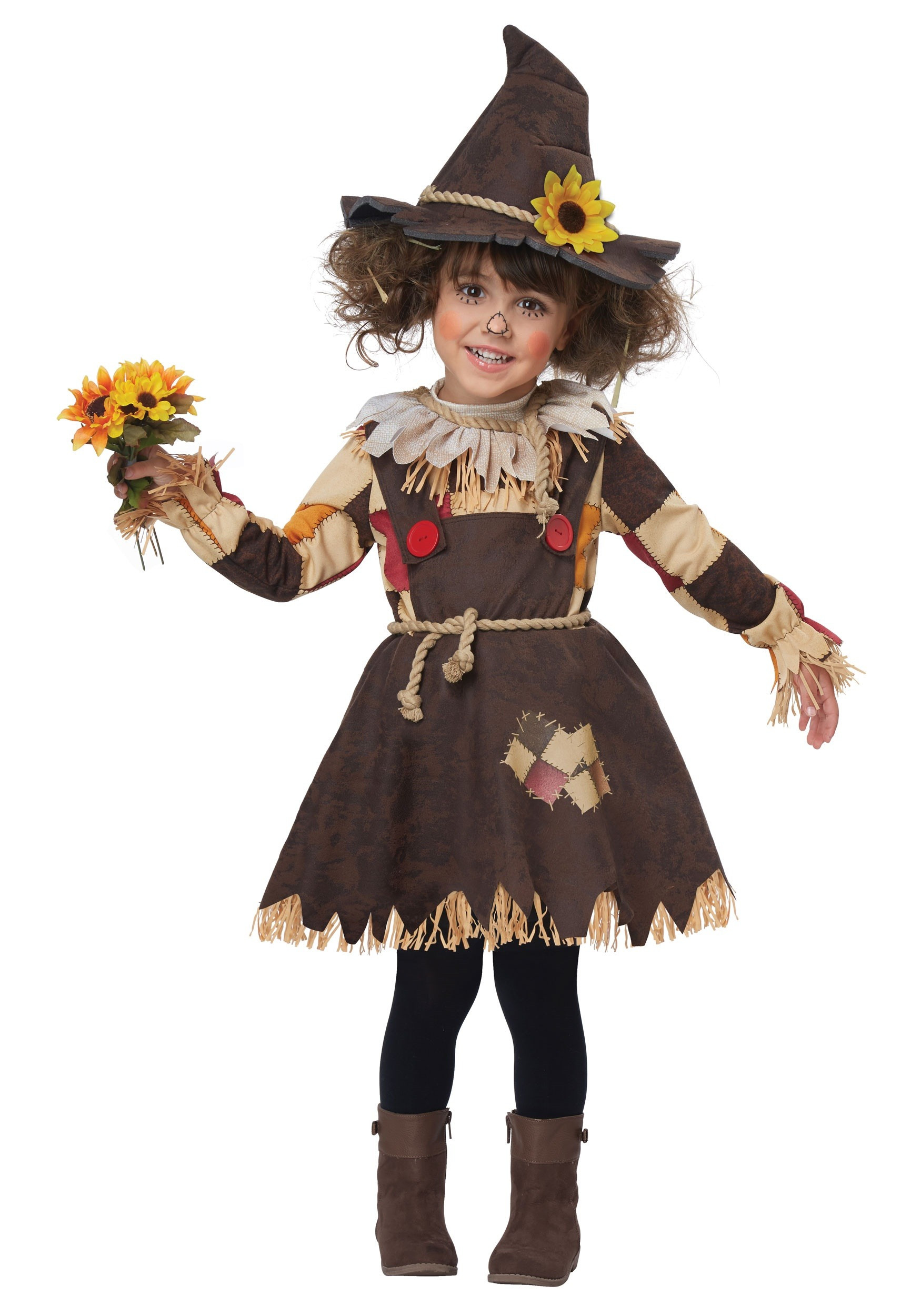 Toddler DIY Costumes
 Toddler Pumpkin Patch Scarecrow Costume