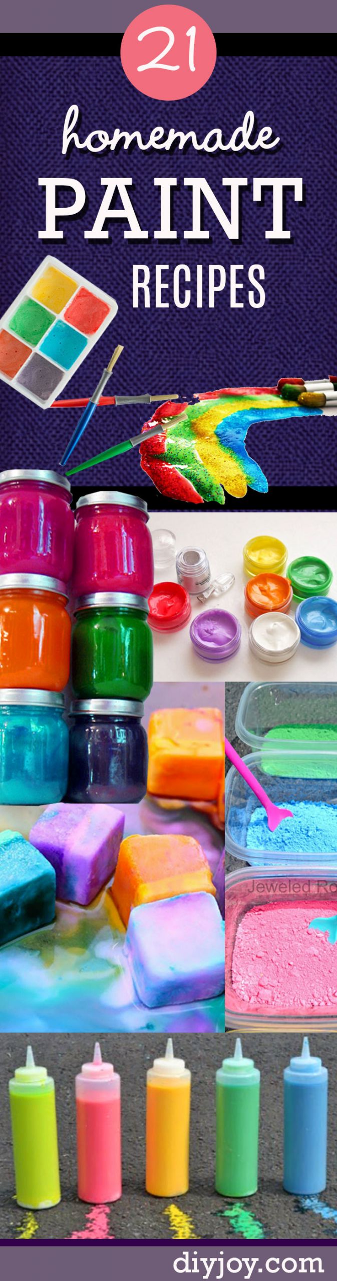 Toddler DIY Projects
 21 DIY Paint Recipes To Make For the Kids