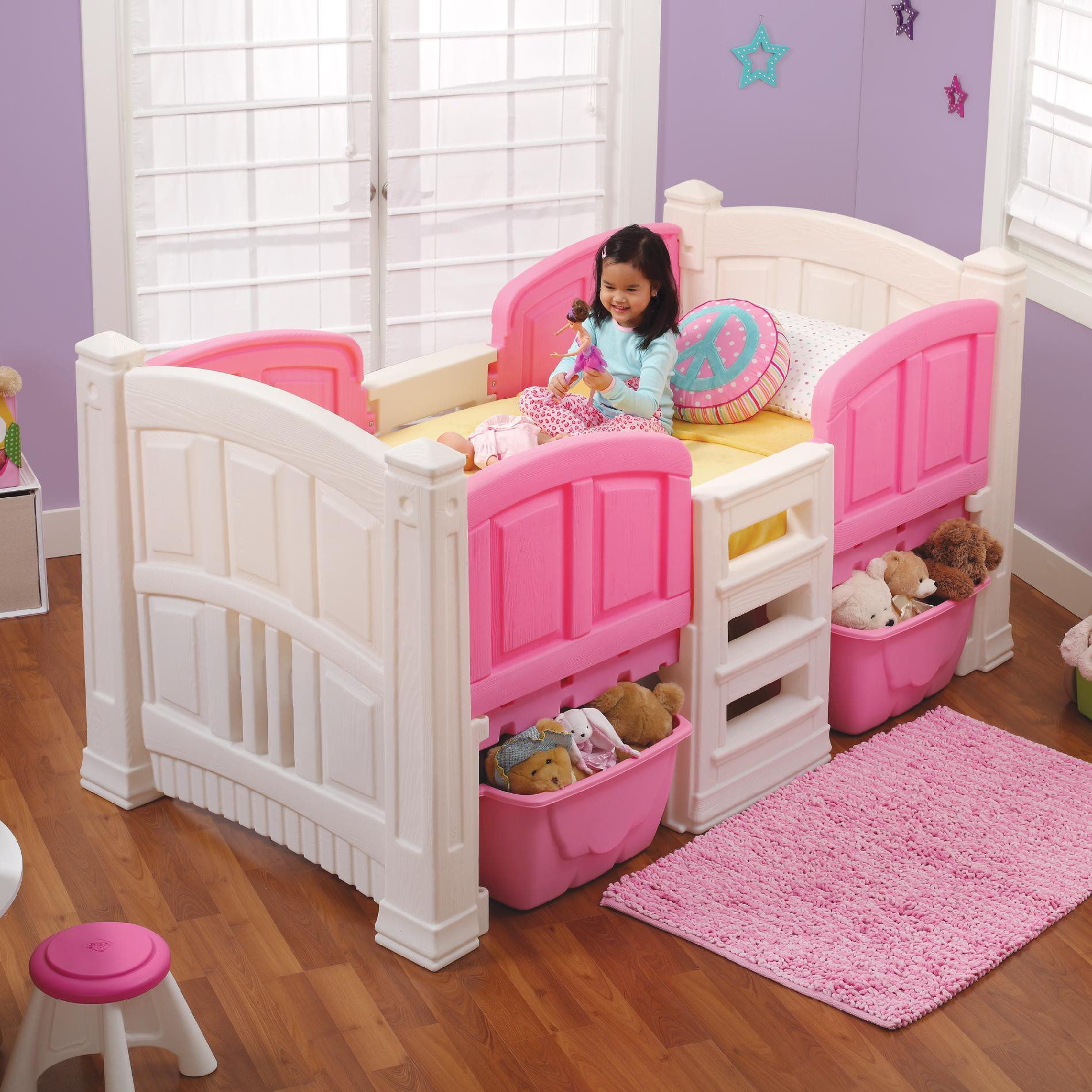Toddler Girl Bedroom Furniture
 Step 2 Girl s Loft & Storage Twin Bed Baby Toddler