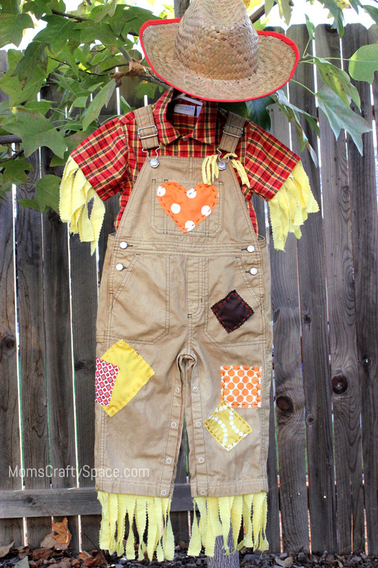 Toddler Scarecrow Costume DIY
 DIY Toddler Scarecrow Costume With RIT Dye Happiness is