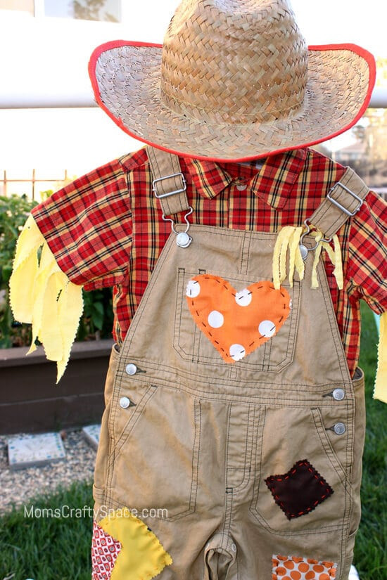 Toddler Scarecrow Costume DIY
 DIY Toddler Scarecrow Costume With RIT Dye Happiness is