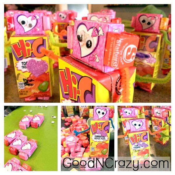 Toddler Valentine Gift Ideas
 Robot Diy Valentine Gift Idea Easy But Not Super Cheap