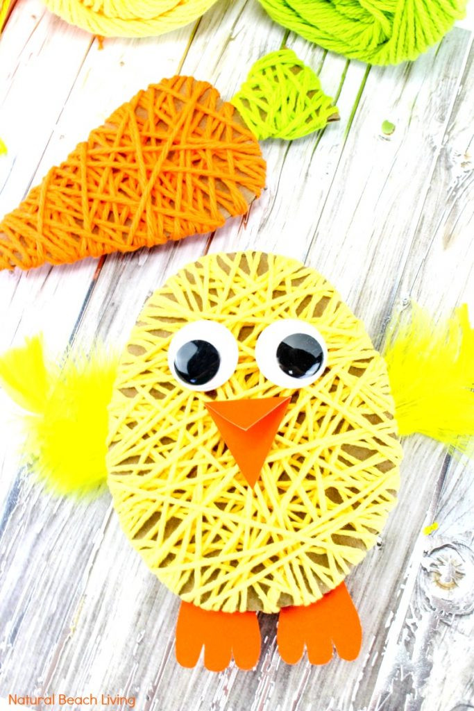 Toddlers Easter Craft Ideas
 Easy Easter Crafts for Kids Yarn Crafts for Kids