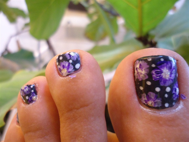 Toe Nail Art Flowers
 50 Most Beautiful And Stylish Flower Toe Nail Art Design