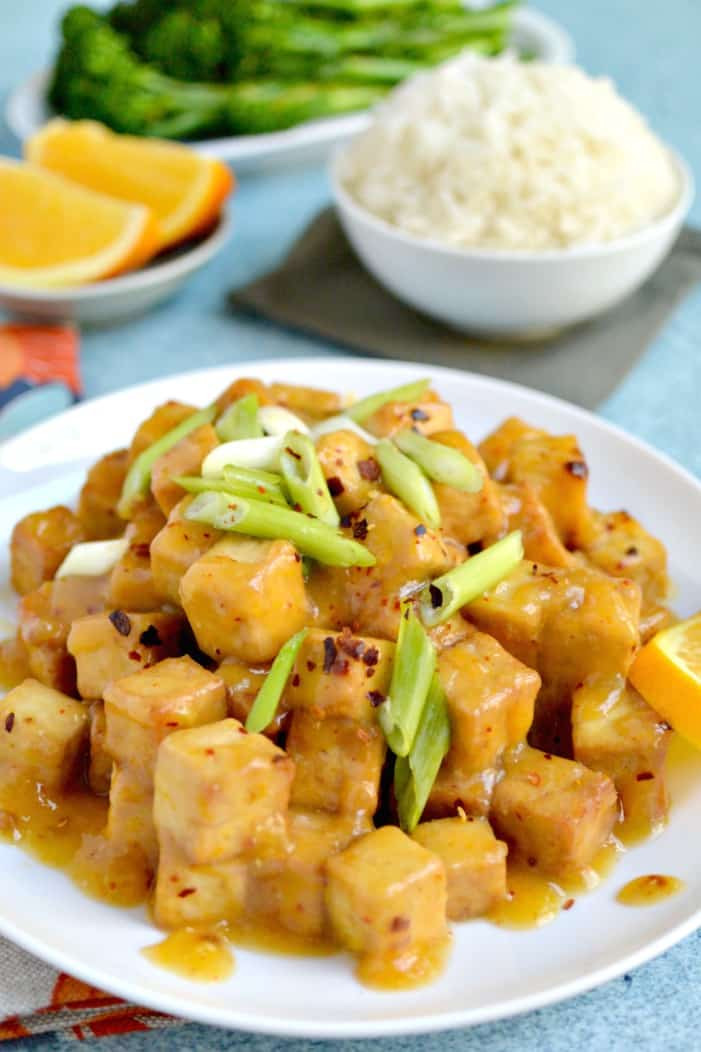 Tofu Air Fryer Recipes
 Crispy Air Fryer Tofu with Sticky Orange Sauce Veggies