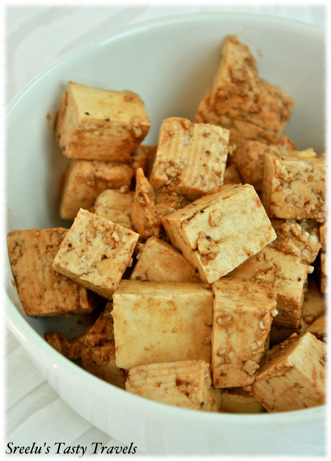 Tofu Marinade Recipes
 Marinated Tofu With Cold Peanut Noodles Recipe — Dishmaps