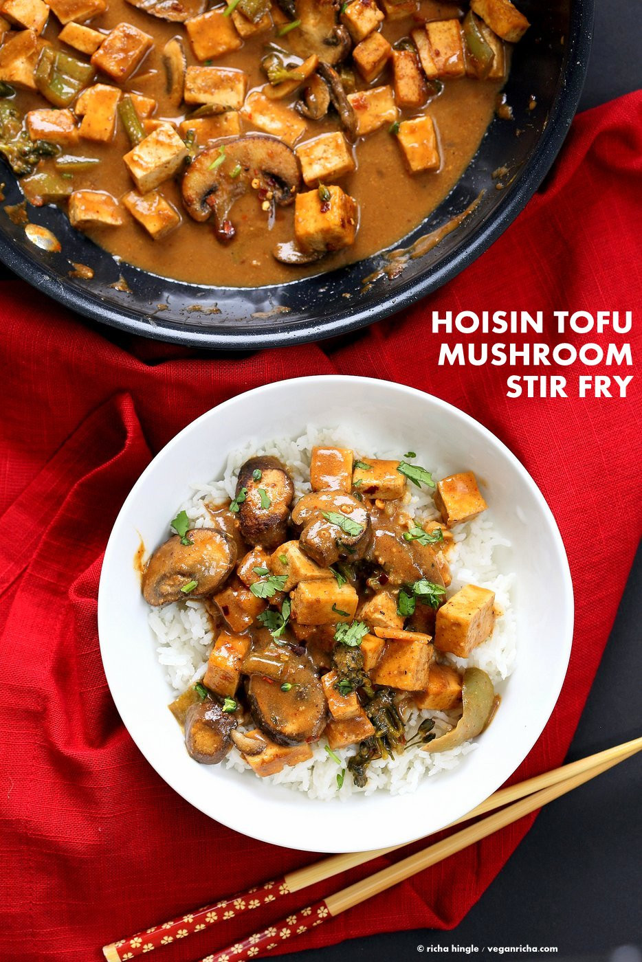 Tofu Sauce Recipes
 Hoisin Tofu Mushroom Stir Fry with from scratch Vegan