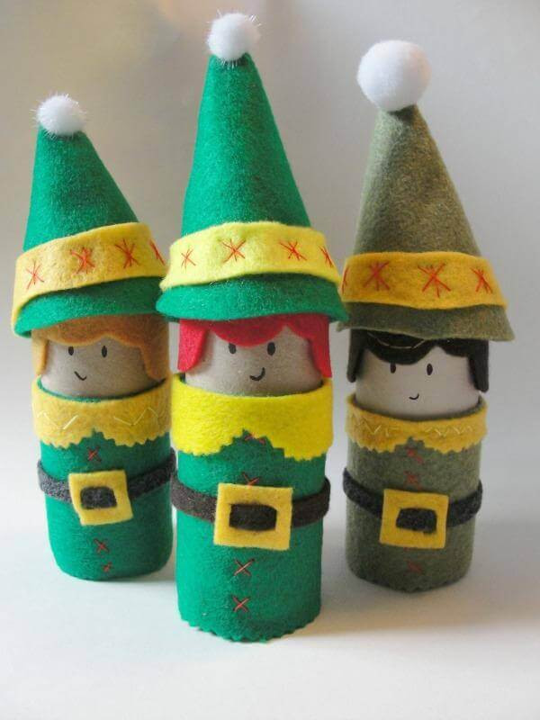 Toilet Paper Roll Craft Christmas
 28 Christmas Crafts Made From Toilet Paper Rolls