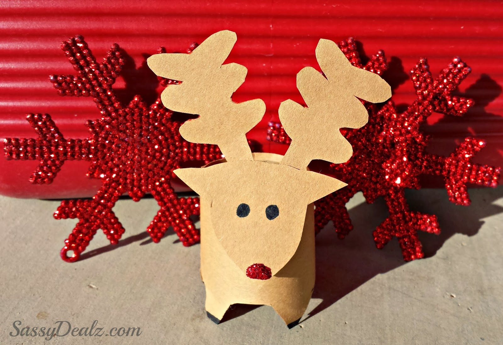 Toilet Paper Roll Craft Christmas
 Mini Reindeer Toilet Paper Roll Christmas Craft For Kids