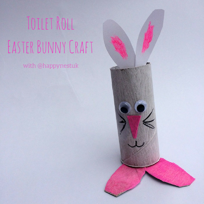 Toilet Paper Roll Easter Crafts
 Easter Craft Activity Bunny Toilet Roll Happy Nest