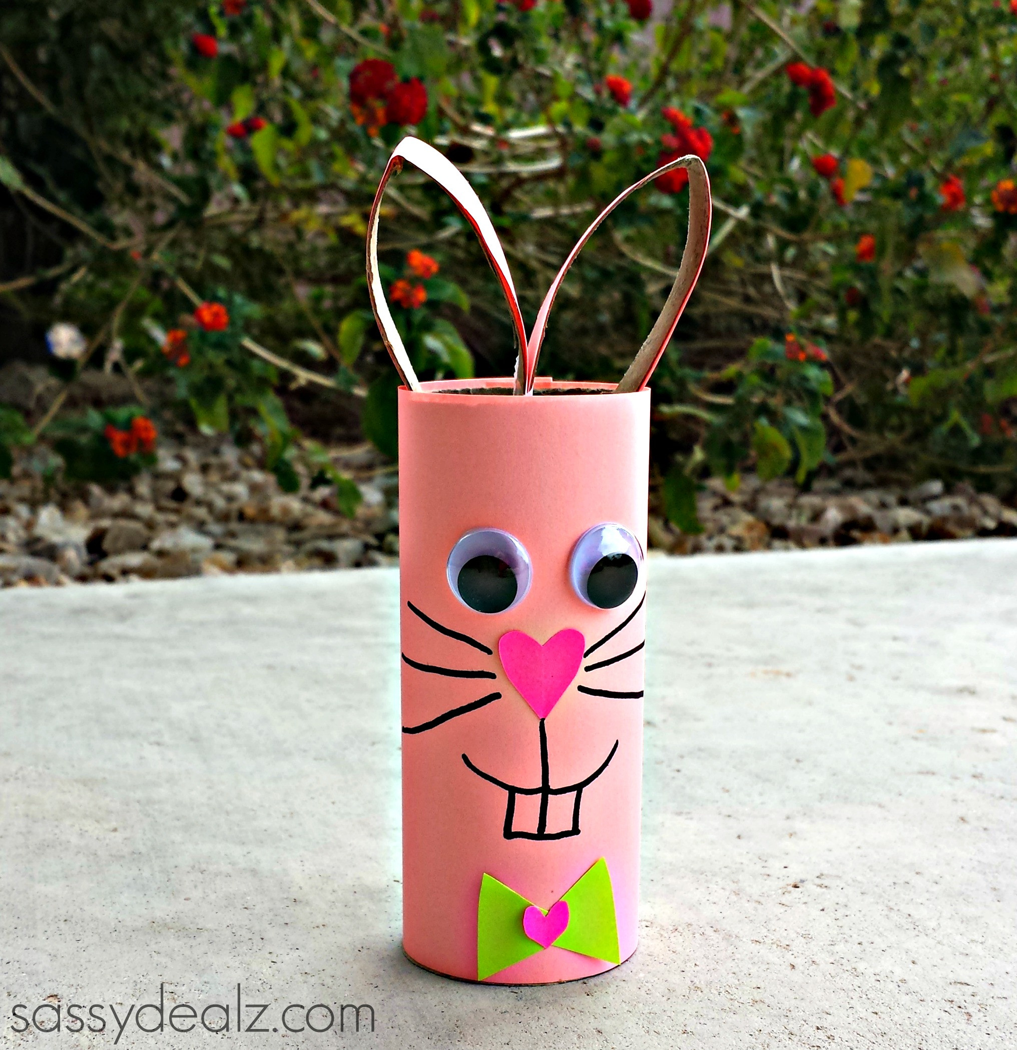 Toilet Paper Roll Easter Crafts
 Bunny Rabbit Toilet Paper Roll Craft For Kids Crafty Morning